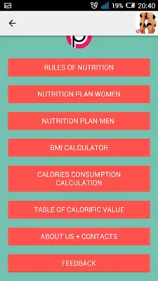 Nutrition Plan for Weight Loss android App screenshot 15